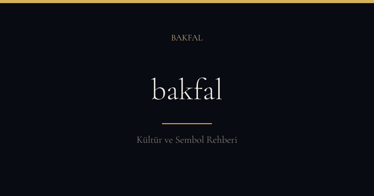 bakfal